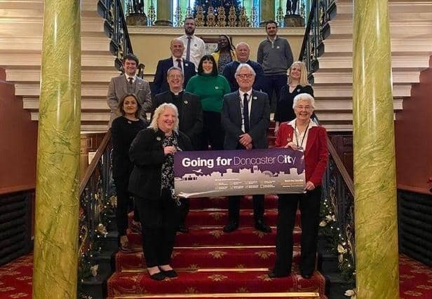 Council staff at the launch of the city campaign last year.