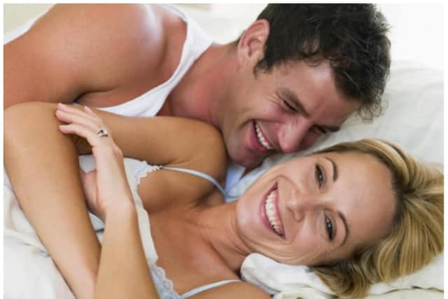 Improved sleep quality can lead to a better sex life.