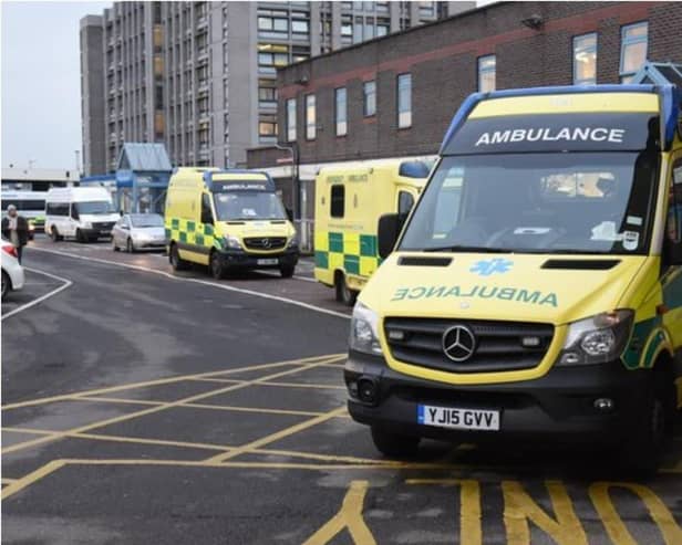 A man was taken to hospital following the crash