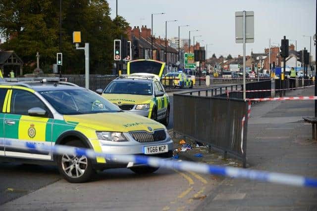 A man was stabbed in broad daylight in Balby, Doncaster, on Monday afternoon (Pic: Marie Caley)