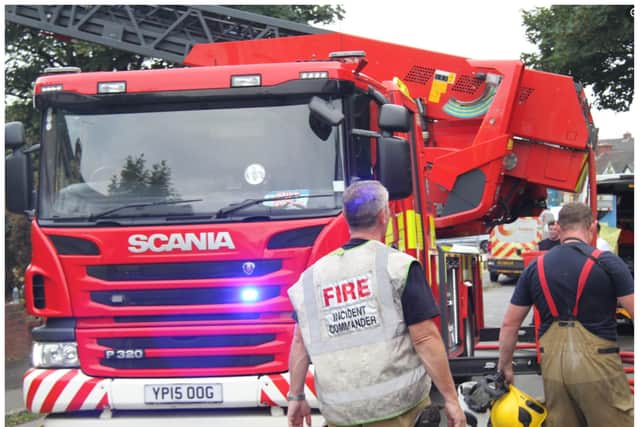 A major incident in South Yorkshire has been stood down after fires wreaked havoc.