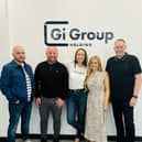 L-R Pete Taylor, Andrew Whittle, Emma-Louise Taylor, Lauren Mcneal and Andy Carpenter