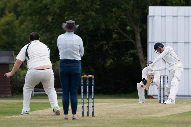 Hambledon Cricket Club return to action at Ridge Meadow. Pic: Jordan Pettitt/Solent News & Photo Agency