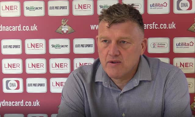Doncaster Rovers chief executive Gavin Baldwin