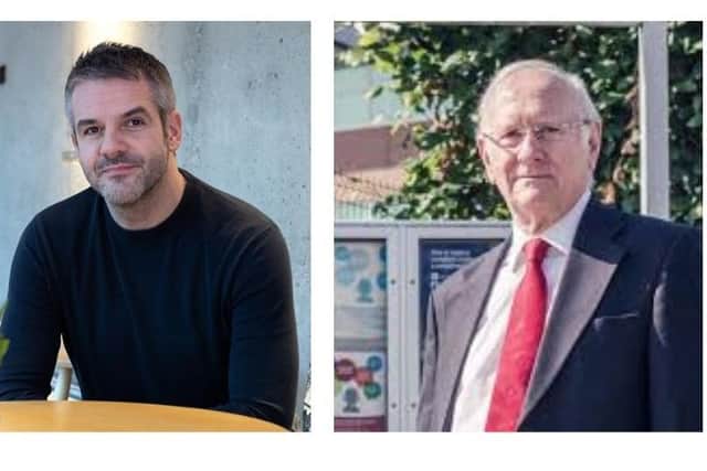 Dr Alan Billings (right), South Yorkshire’s former PCC, clashed with mayor Oliver Coppard (left) during a meeting of the police and crime panel on Monday.