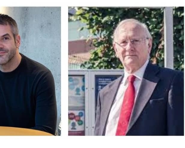 Dr Alan Billings (right), South Yorkshire’s former PCC, clashed with mayor Oliver Coppard (left) during a meeting of the police and crime panel on Monday.