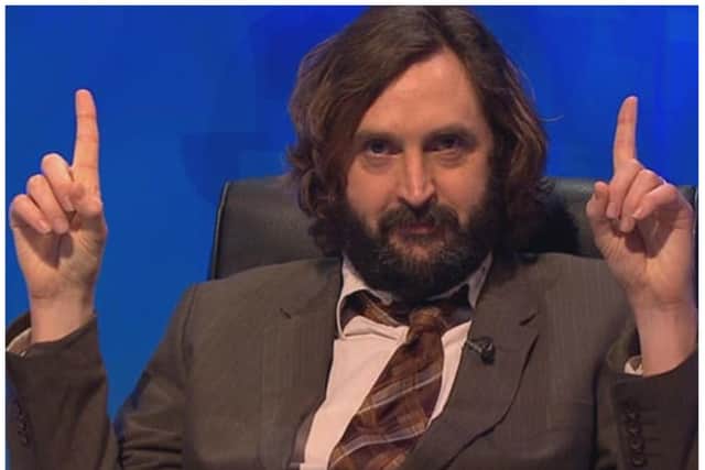 Comic Joe Wilkinson 'confessed' to streaking at 'Doncaster dog track.' (Photo: Channel 4).