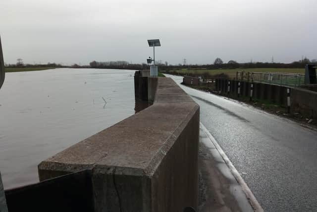 Recent water levels near Thorpe in Balne