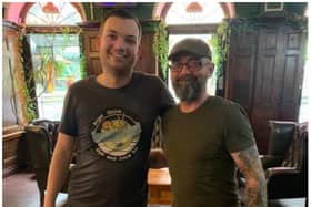 Hidde has been back to visit Ste McGuire at The Tattooed Goose. (Photo: Facebook/Tattooed Goose).