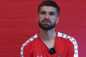 Brandon Fleming has joined Rovers on loan until the end of the season.