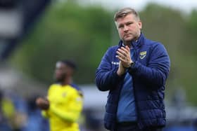 Karl Robinson, Manager of Oxford United. (Photo by Richard Heathcote/Getty Images)