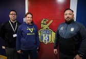 Chris Wood (Doncaster Rovers Belles Chief Executive), Amanda Greenslade (Belles ETC Technical Direct