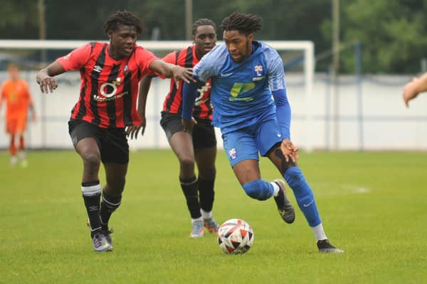 Manasse Kianga, picture in action for Rossington Main. Picture: Russ Sheppard/Offthebenchmedia