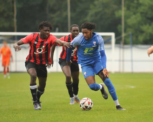 Manasse Kianga, picture in action for Rossington Main. Picture: Russ Sheppard/Offthebenchmedia