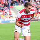 Matty Blair pictured in action for Doncaster Rovers. Photo: Marie Caley.
