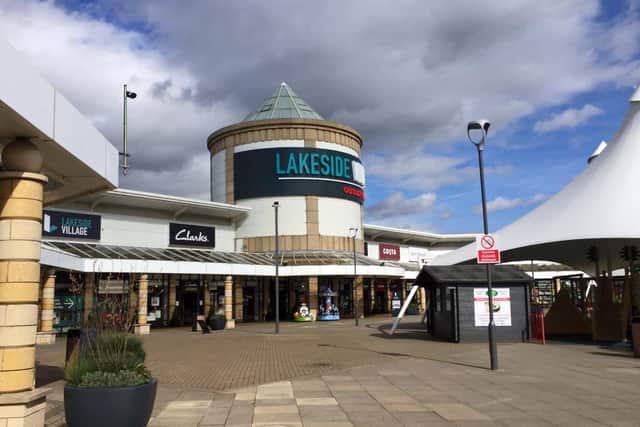 Lakeside Village, Shopping Outlet, Doncaster. 