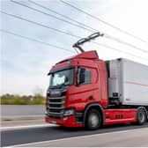 Trucks powered by electric cables could soon be travelling on a motorway connecting Doncaster.