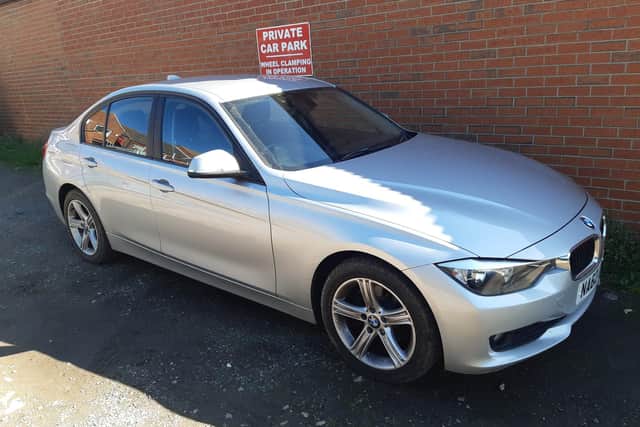 This BMW was stolen from the Hatfield area.