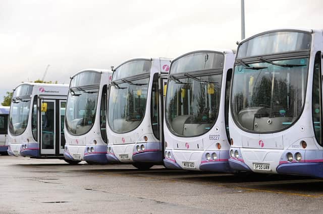 First South Yorkshire said buses were being diverted due to 'multiple acts of attempted vandalism'