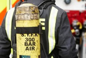 Firefighters attended a road traffic collision