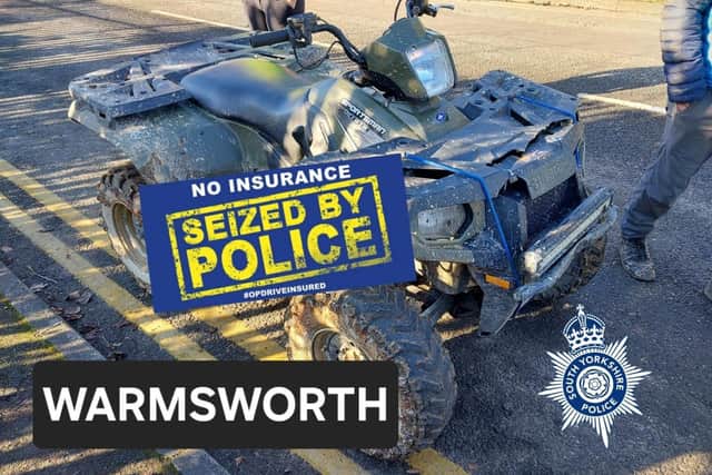 String of illegal bikes and quads seized as police swoop in Doncaster
