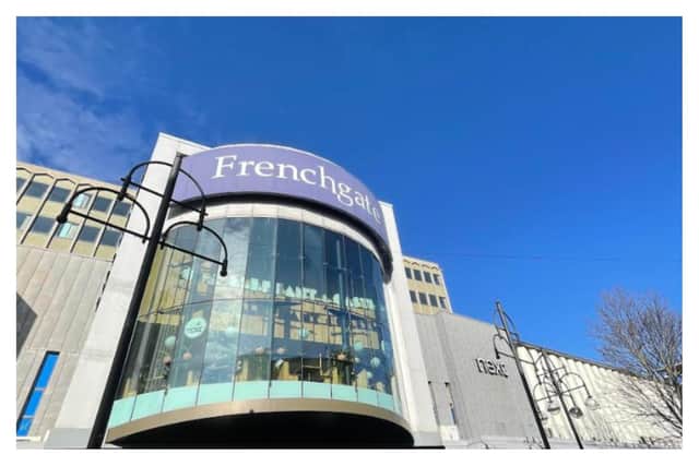 The new Covid testing centre has opened inside the Frenchgate.