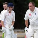 Alwyn Dyke, right, took four wickets for Hooton Pagnell.
