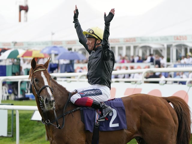 There's no doubt who the most popular winner of the week would be -- eight-year-old veteran Stradivarius, another Frankie Dettori mount, who is gunning for his FOURTH Gold Cup on Thursday to match the record set by Yeats between 2006 and 2009. John Gosden's stayer is in prime form and his cause has been helped by the likely absence of the favourite, Trueshan, because of fast ground. ([PHOTO BY: Alan Crowhurst/Getty Images)