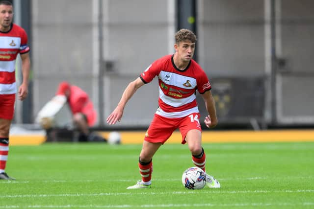 Doncaster Rovers midfielder Harrison Biggins.