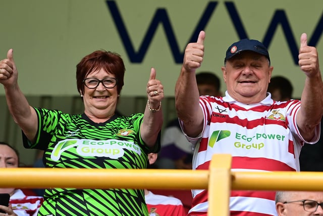 Doncaster's fans before kick-off on the opening day against Bradford City.