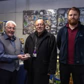 Paul (left) with Councillor Jones and an Agemaspark team member