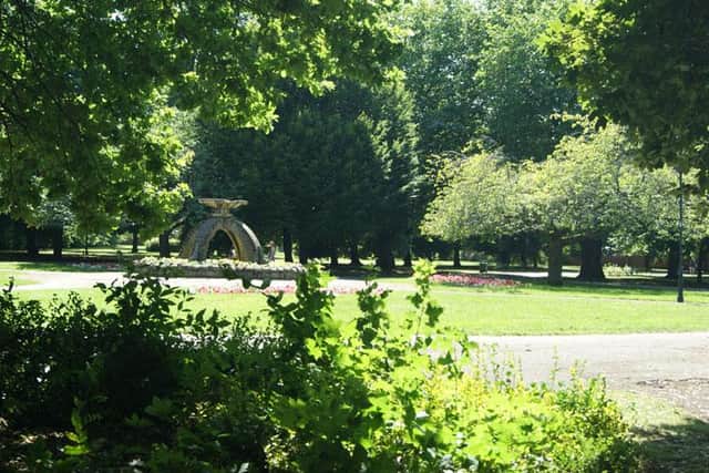 Elmfield Park - the scene of the attack