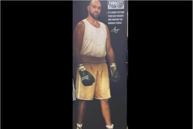 Fancy a lifesize cut out of Tyson Fury in your house?