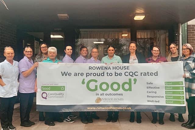 Care home staff are celebrating the news