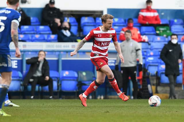 James Coppinger made his 800th career appearance in Rovers' defeat at Ipswich. Picture: Howard Roe/AHPIX