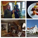 Free Press reporter Darren Burke and partner Giulia Savini enjoyed the tasting menu and an overnight break at the Ye Olde Bell.