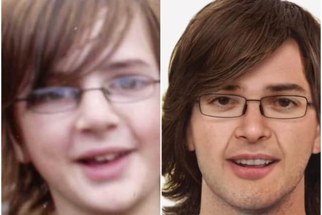 A picture of Andrew aged 14, and what he may look like now