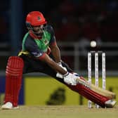 Usama Mir, pictured in action for St Kitts & Nevis Patriots in the Hero Caribbean Premier League, made an eye-catching debut for Doncaster Town. 
Photo: Ashley Allen - CPL T20 via Getty Images