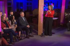 Victoria Derbyshire hosts Newsnight live from Doncaster. (Photo: BBC)