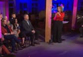 Victoria Derbyshire hosts Newsnight live from Doncaster. (Photo: BBC)