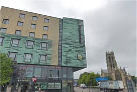 The Premier Inn in Doncaster town centre.