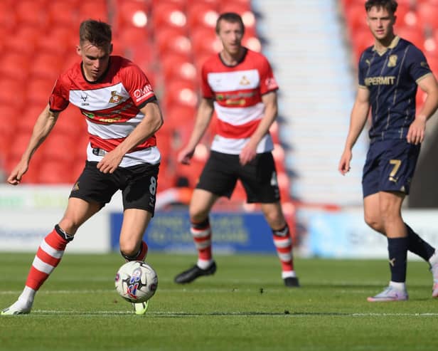 Doncaster Rovers midfielder George Broadbent.