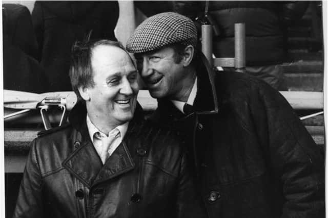 Maurice Setters (left) with Jack Charlton during the pair's reign at Sheffield Wednesday.