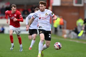 Jack Senior went off injured in the win against Colchester on Easter Monday.