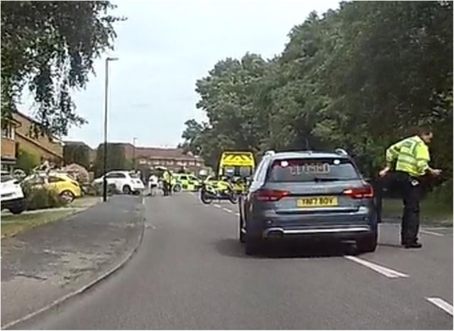 Police have sealed off Lyndale Avenue in Edenthorpe.