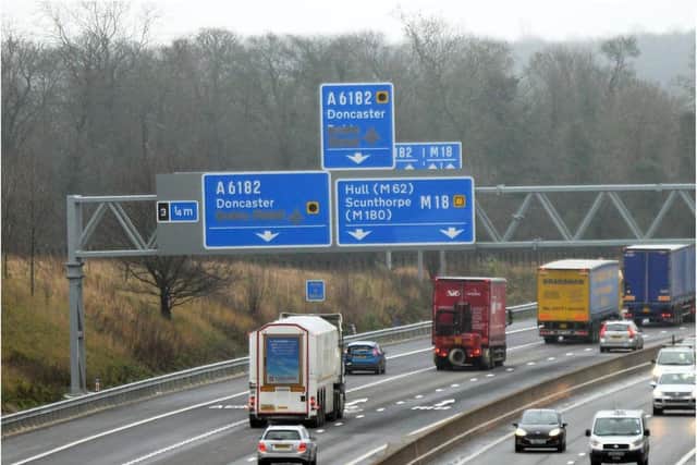 The M18 near Doncaster will face closures and diversions for a month.