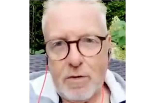 Former television presenter Alan Bentley.