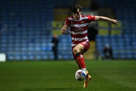 Branden Horton during his league debut for Rovers against Oxford United. Picture: Howard Roe/AHPIX