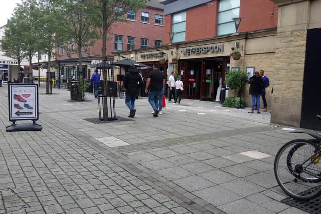 Drinkers have returned to Doncaster's pubs today.
