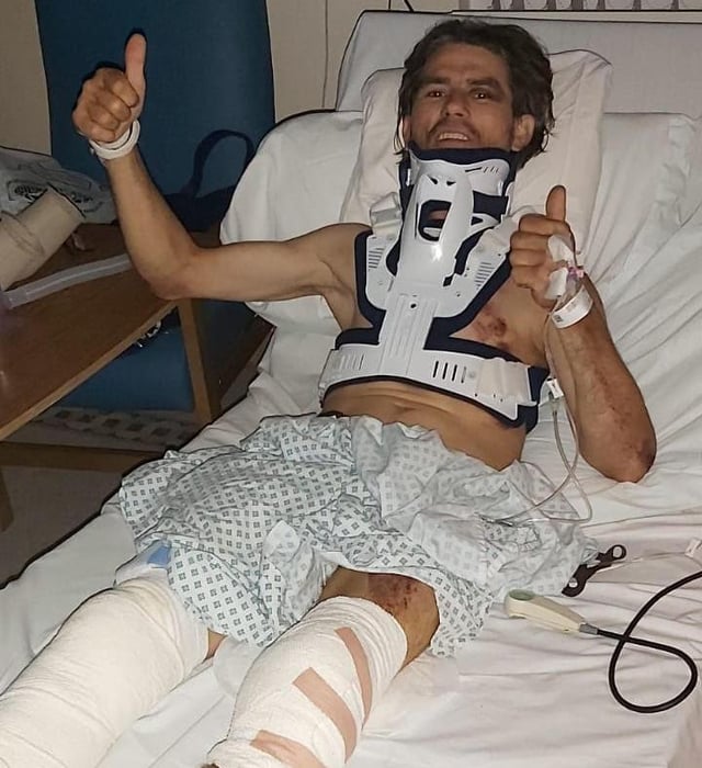 Costel Tablan is recovering in hospital after suffering horrific injuries when his van was stolen. He gave his heartfelt thanks to everyone who has donated to the appeal for a new van.